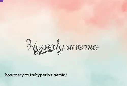 Hyperlysinemia