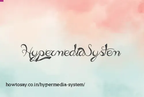 Hypermedia System
