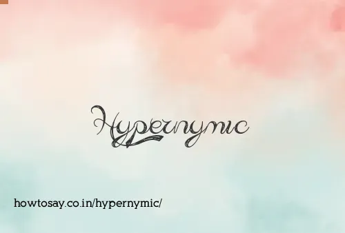 Hypernymic