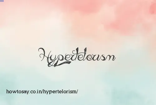 Hypertelorism