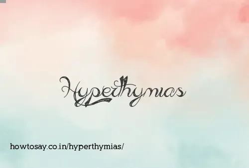 Hyperthymias