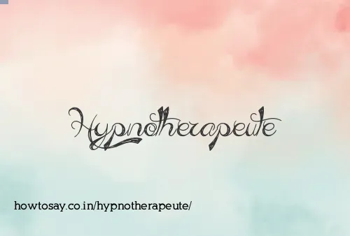 Hypnotherapeute
