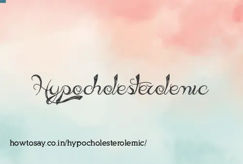 Hypocholesterolemic