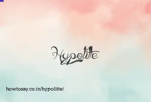 Hypolitte