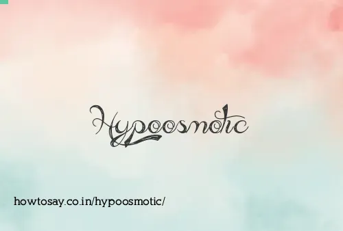 Hypoosmotic
