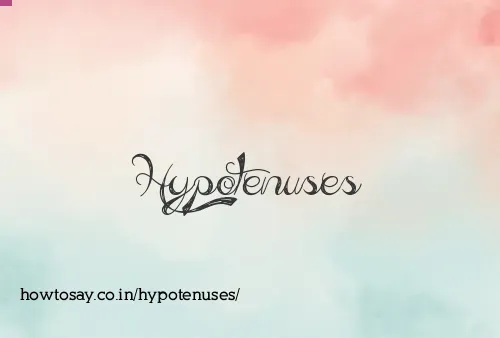 Hypotenuses