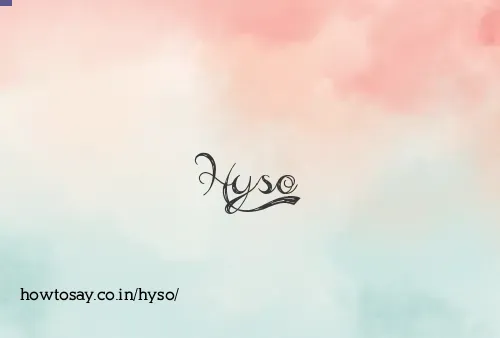 Hyso