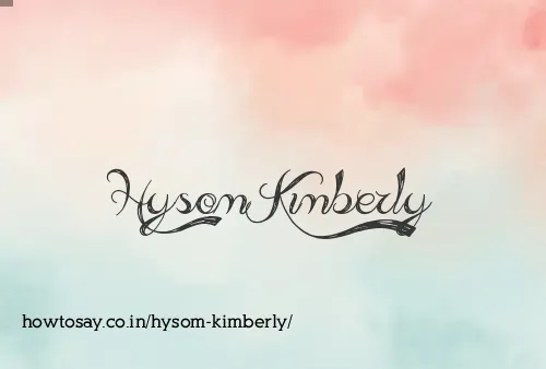 Hysom Kimberly