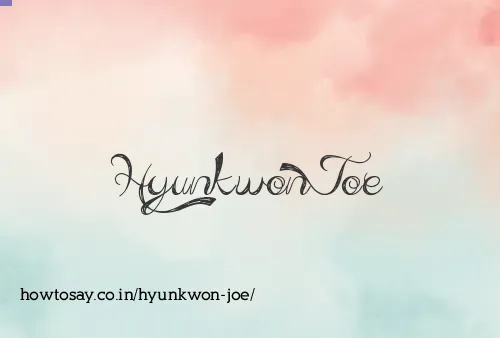 Hyunkwon Joe