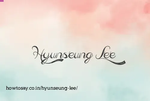 Hyunseung Lee