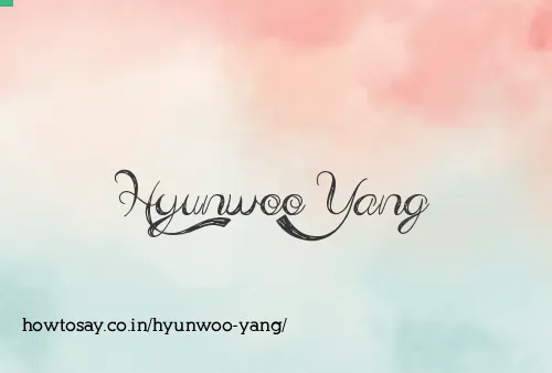 Hyunwoo Yang