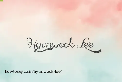 Hyunwook Lee