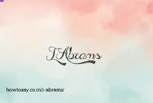I Abrams