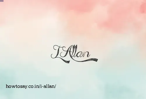 I Allan