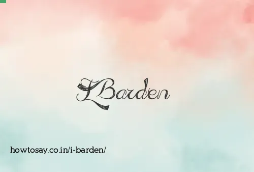 I Barden