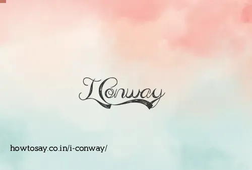 I Conway
