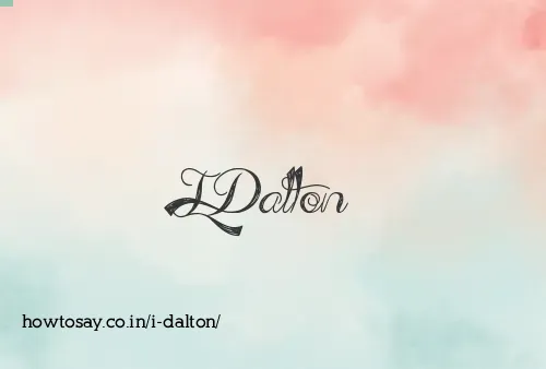 I Dalton