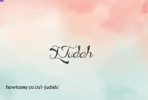I Judah