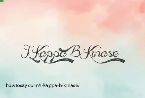 I Kappa B Kinase