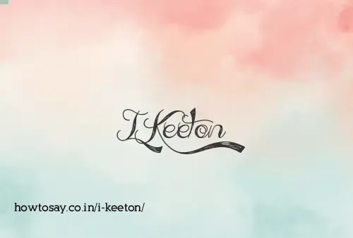 I Keeton