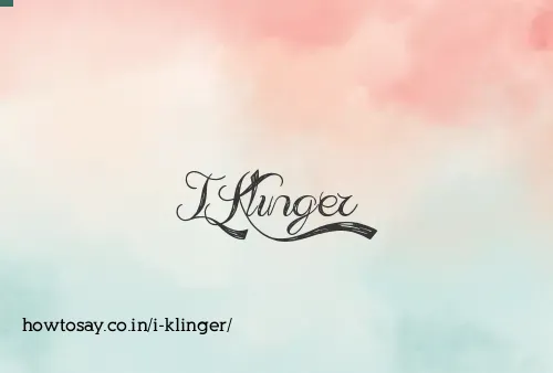 I Klinger