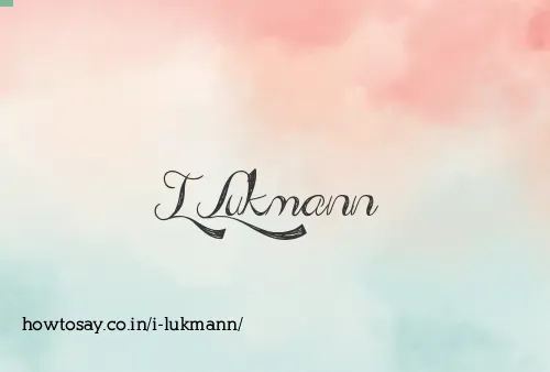 I Lukmann