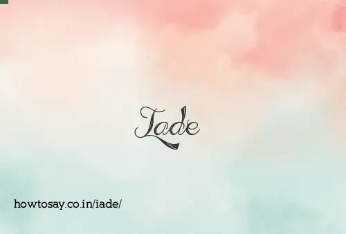 Iade