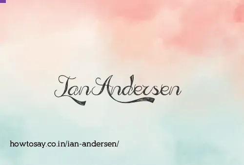 Ian Andersen