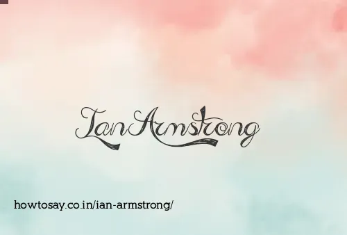 Ian Armstrong