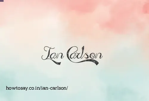 Ian Carlson
