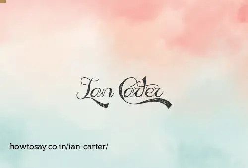 Ian Carter