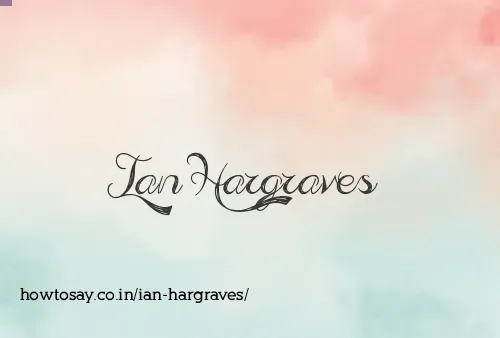 Ian Hargraves