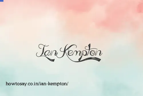 Ian Kempton