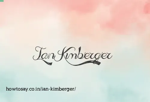 Ian Kimberger