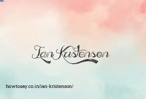 Ian Kristenson