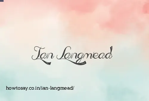 Ian Langmead