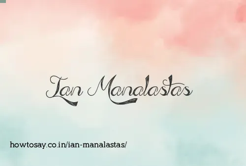Ian Manalastas