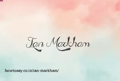 Ian Markham