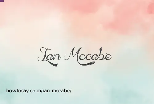Ian Mccabe