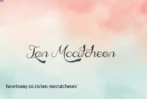 Ian Mccutcheon