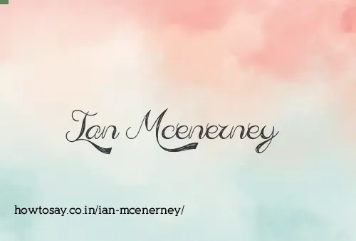 Ian Mcenerney