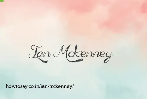 Ian Mckenney