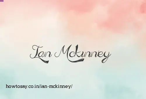 Ian Mckinney