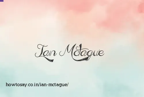 Ian Mctague