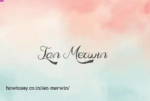 Ian Merwin
