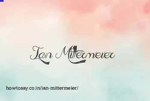 Ian Mittermeier