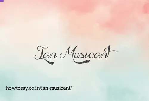 Ian Musicant