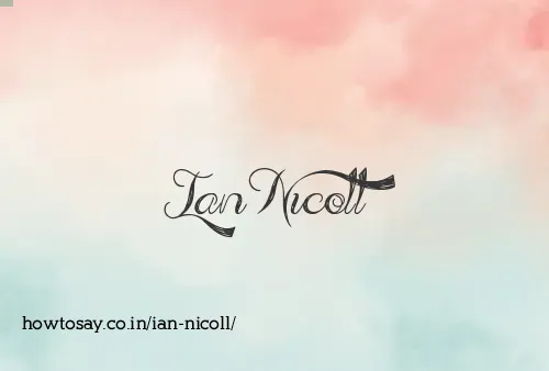 Ian Nicoll