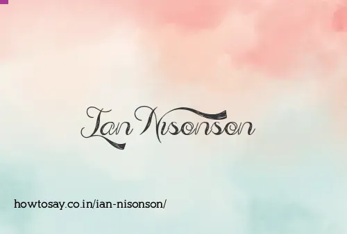 Ian Nisonson