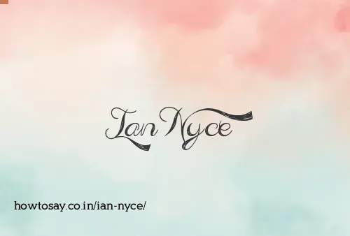 Ian Nyce